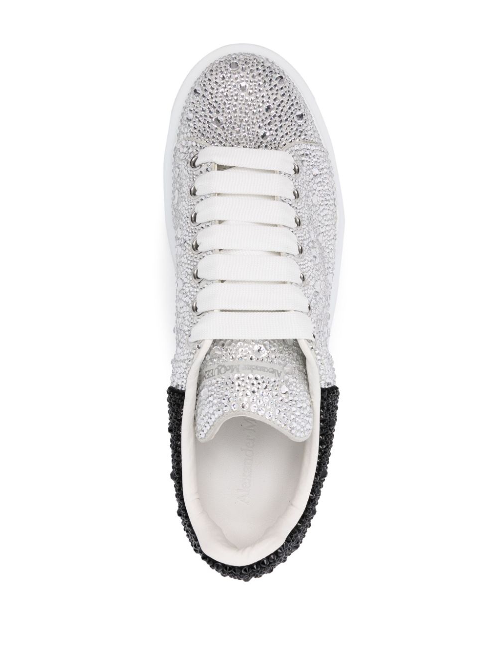 Oversized crystal-embellished sneakers - 4