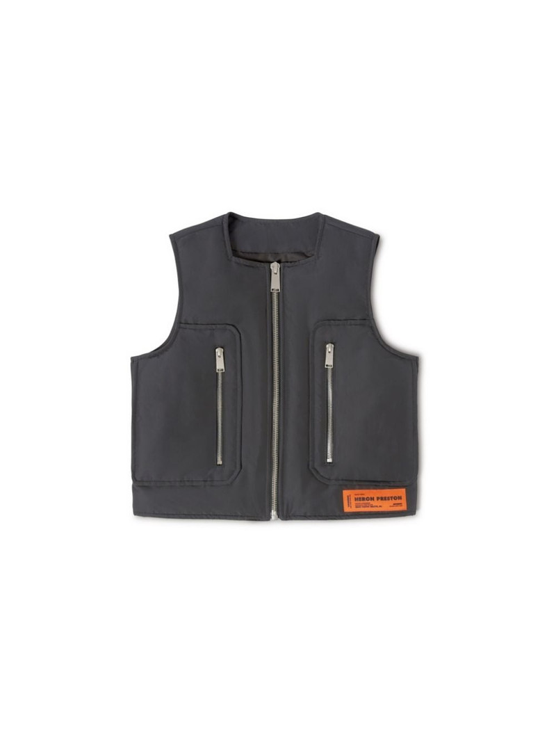 Ex-Ray Nylon Zip Pockets Vest 1