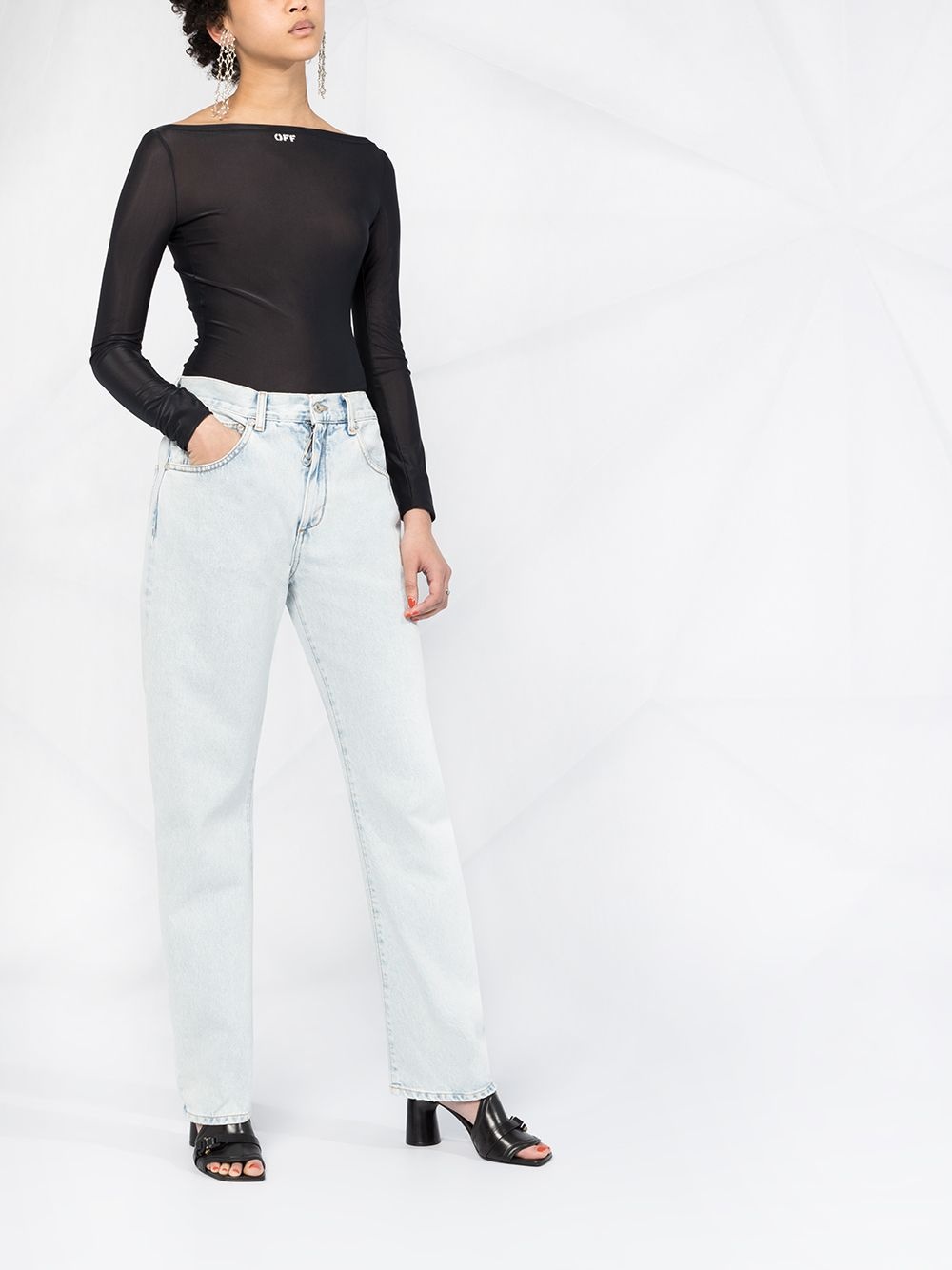 straight-leg jeans - 4