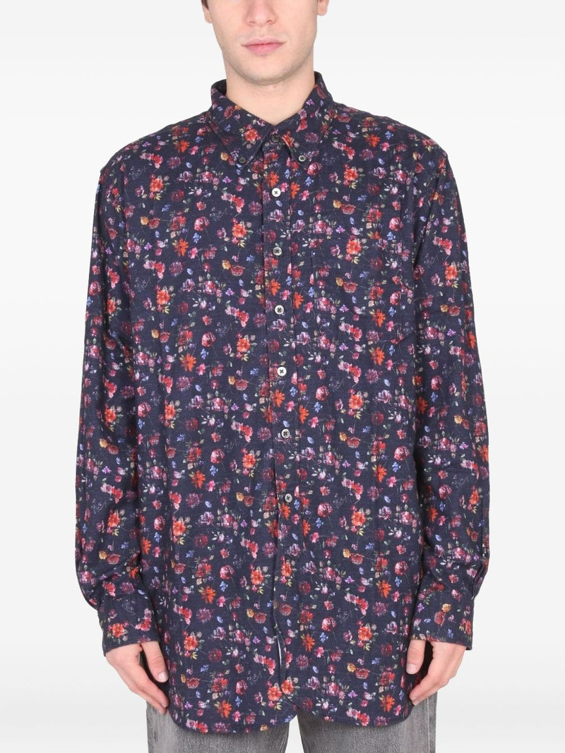 floral-print shirt 1
