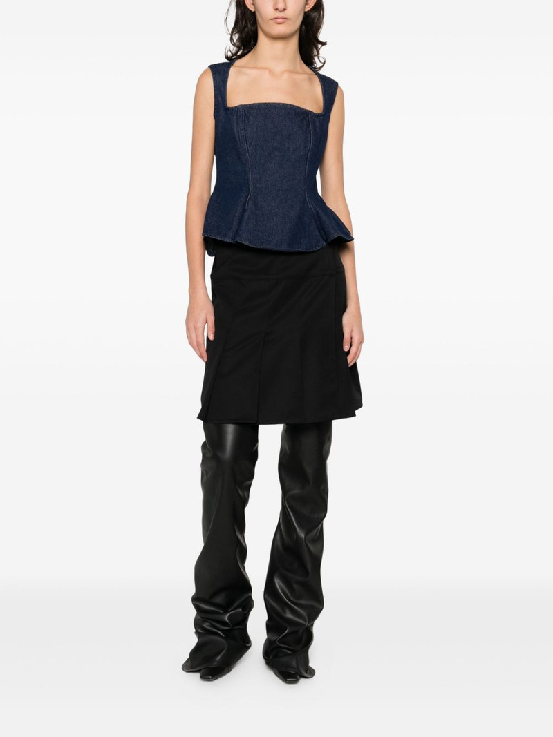 MARQUES’ALMEIDA square-neck top outlook