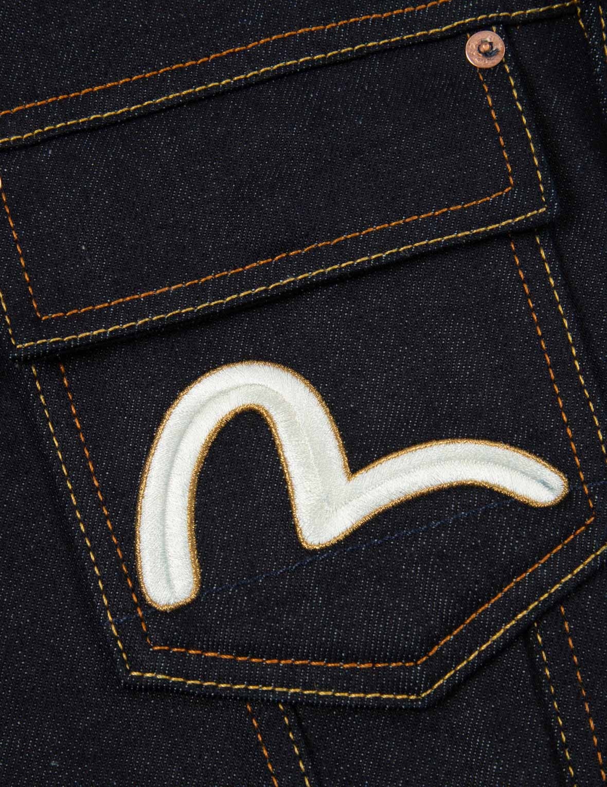 TATTOO KOI DAICOCK EMBROIDERY DENIM JACKET - 10