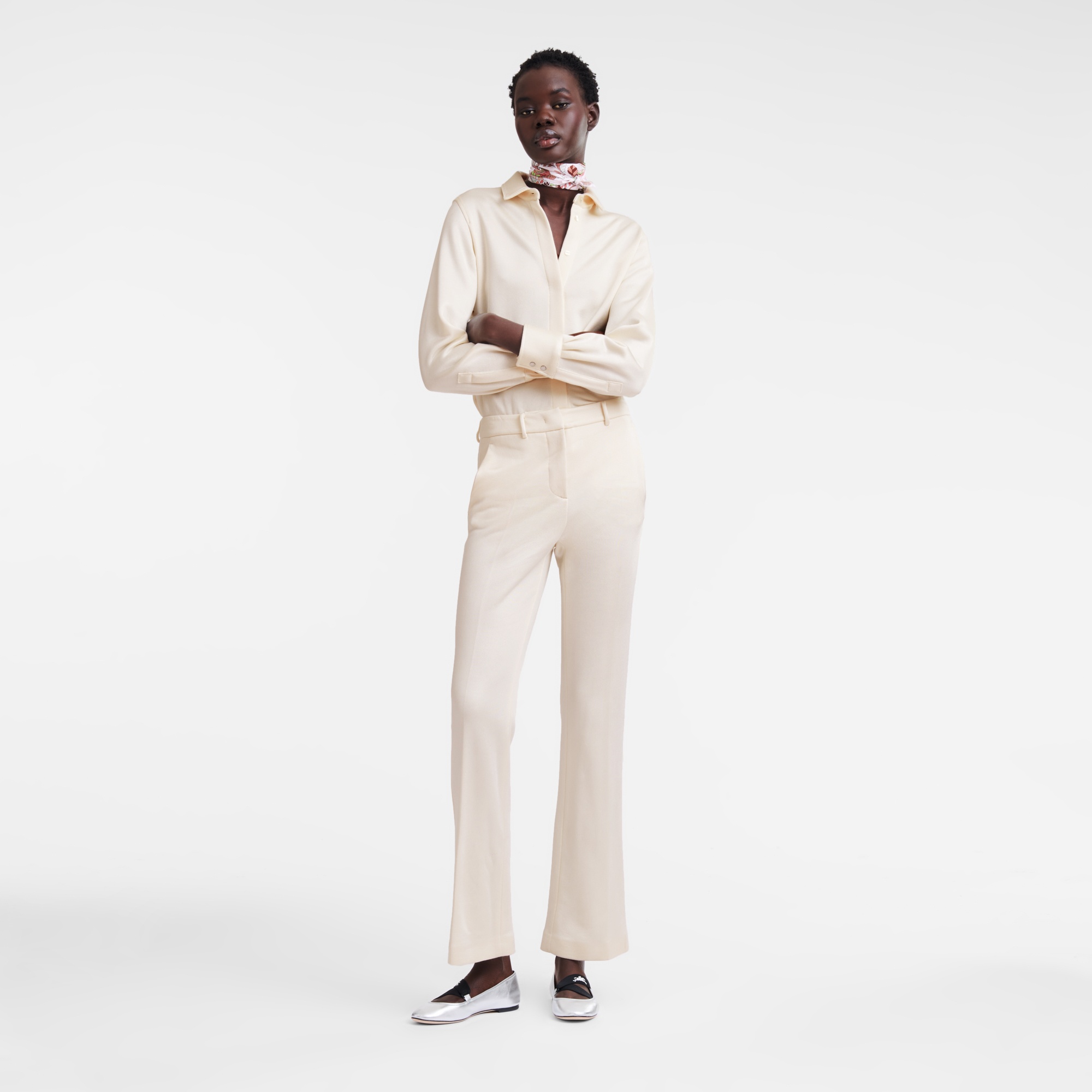 Suit pants Ecru - Jersey - 2