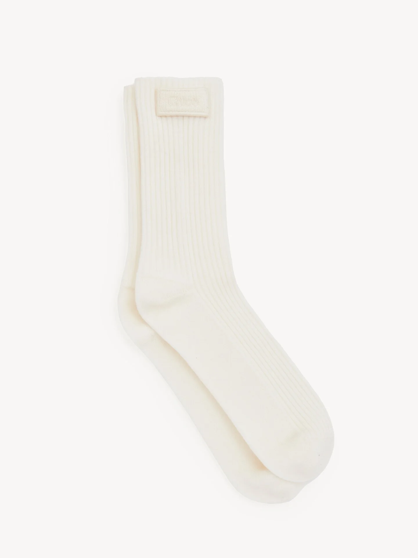 THE CHLOÉ SIGNATURE SOCKS IN WOOL KNIT - 1