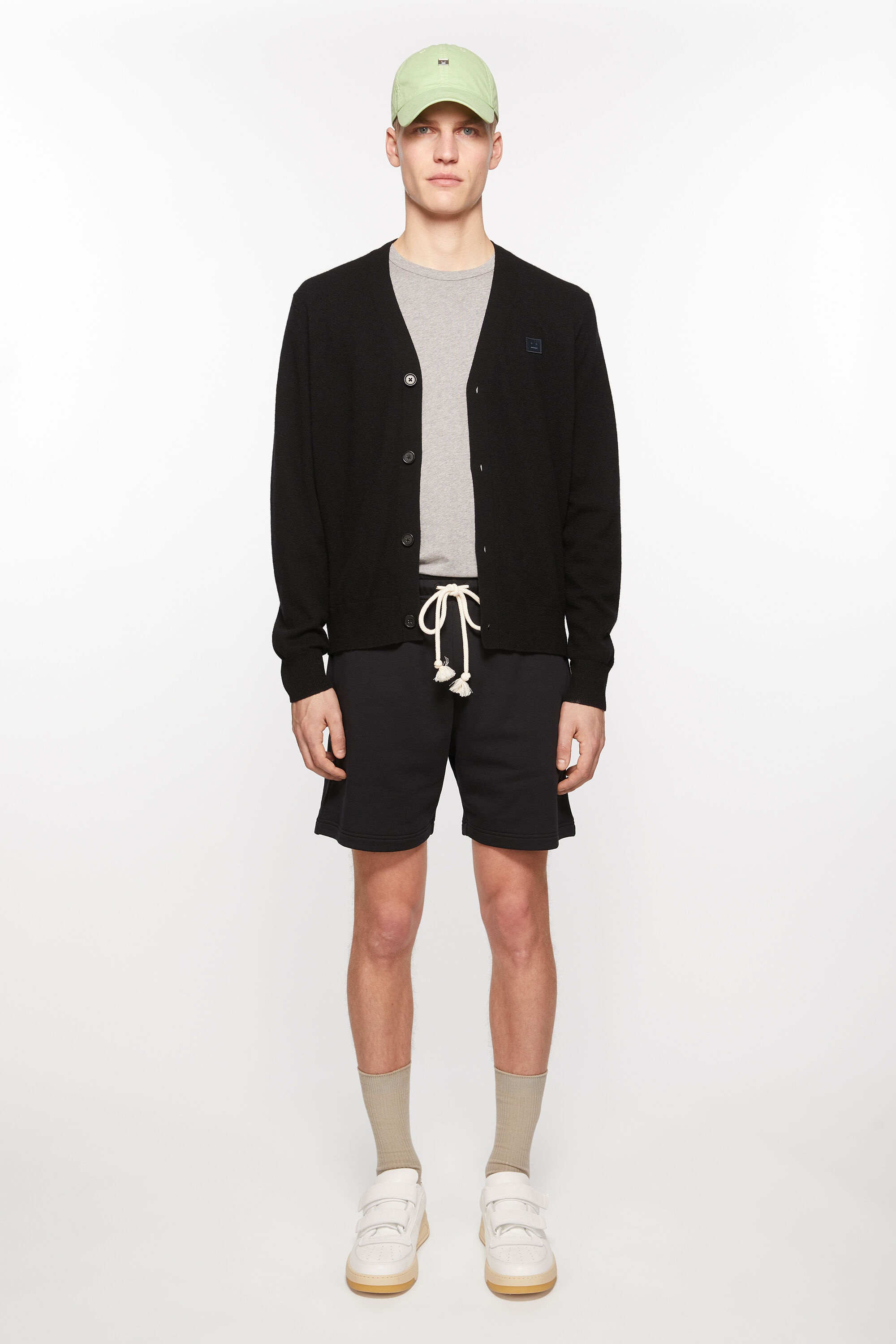 Fleece shorts - Black - 2