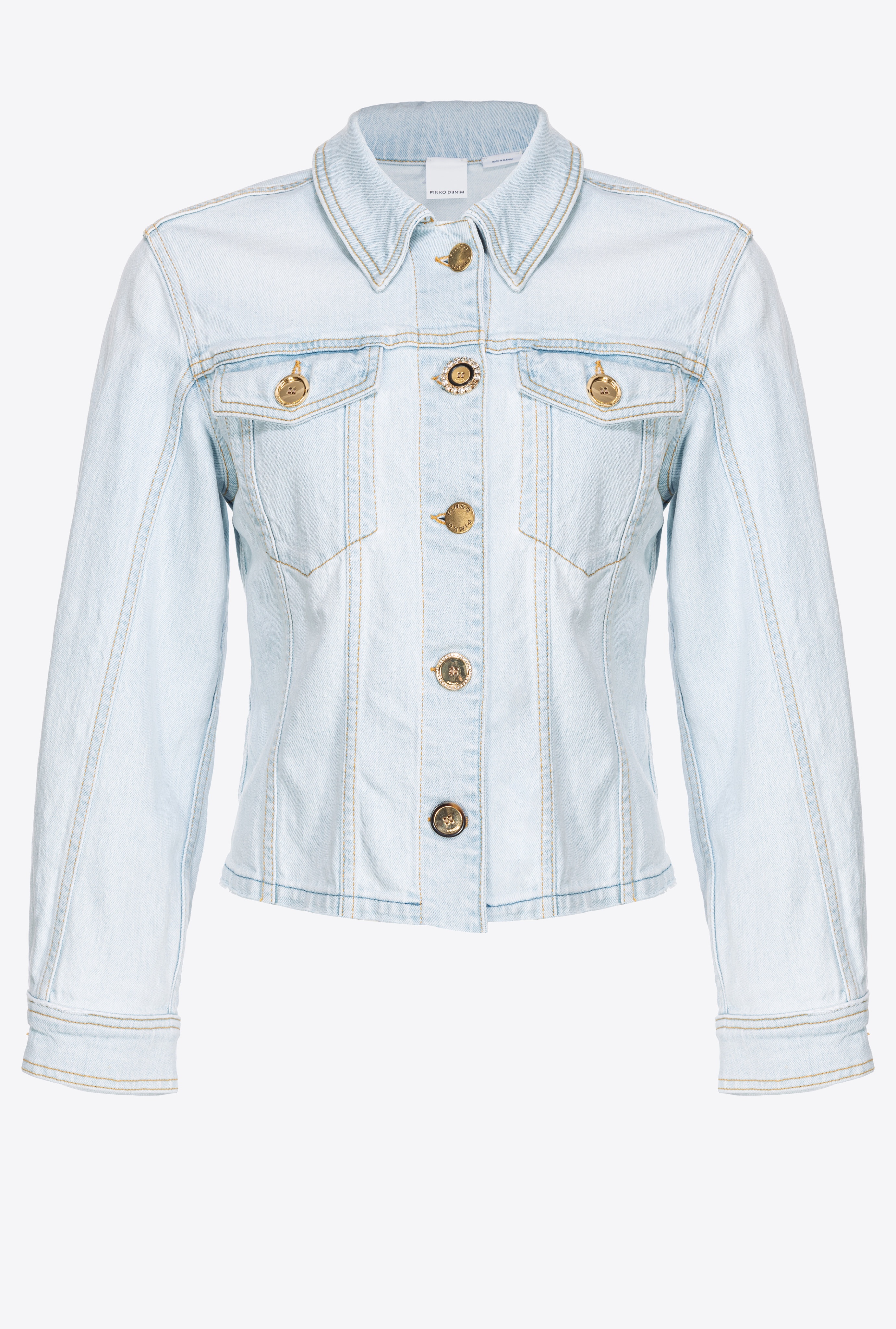 BABY BLUE DENIM JACKET - 2