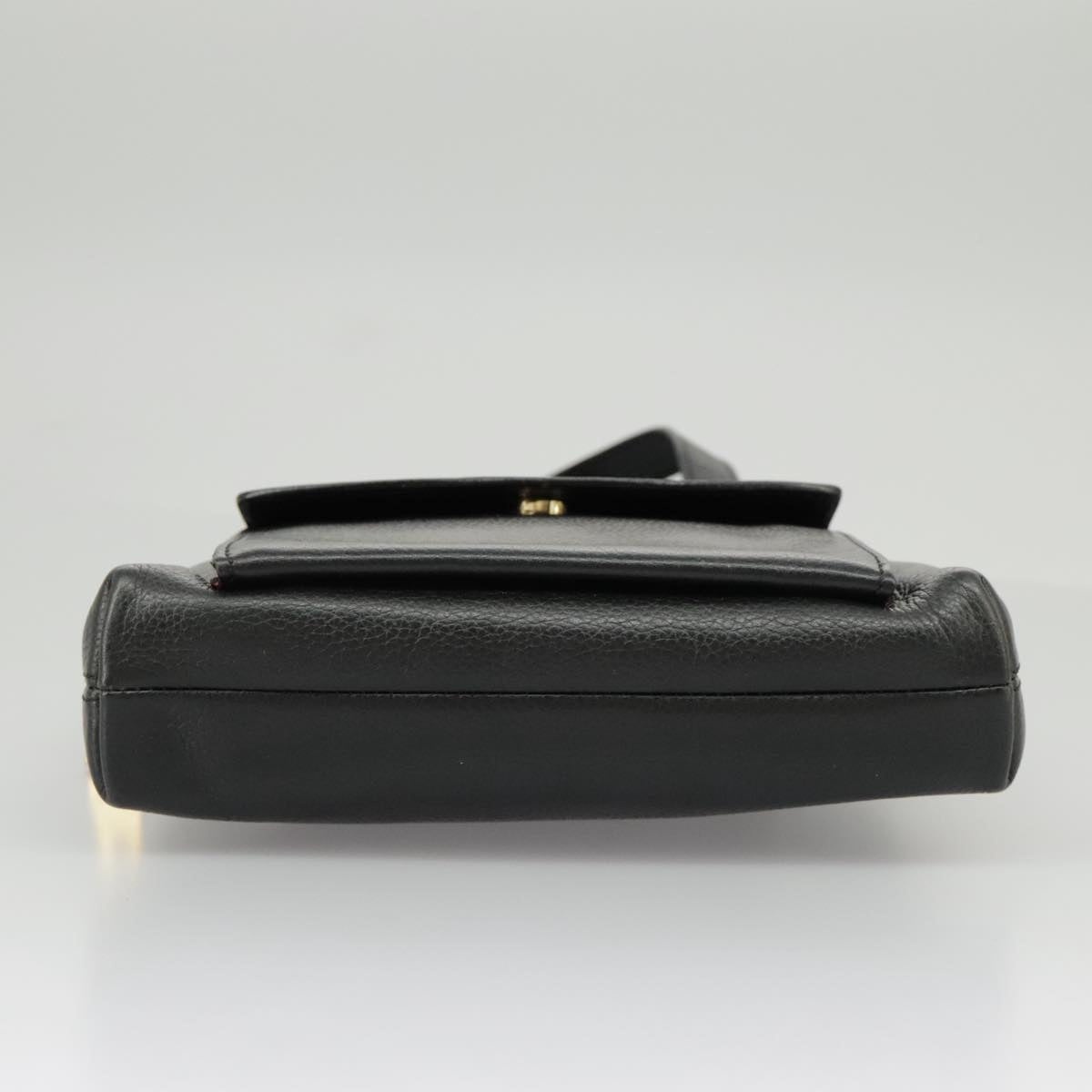 CELINE Hand Bag Leather Black Gold - 9