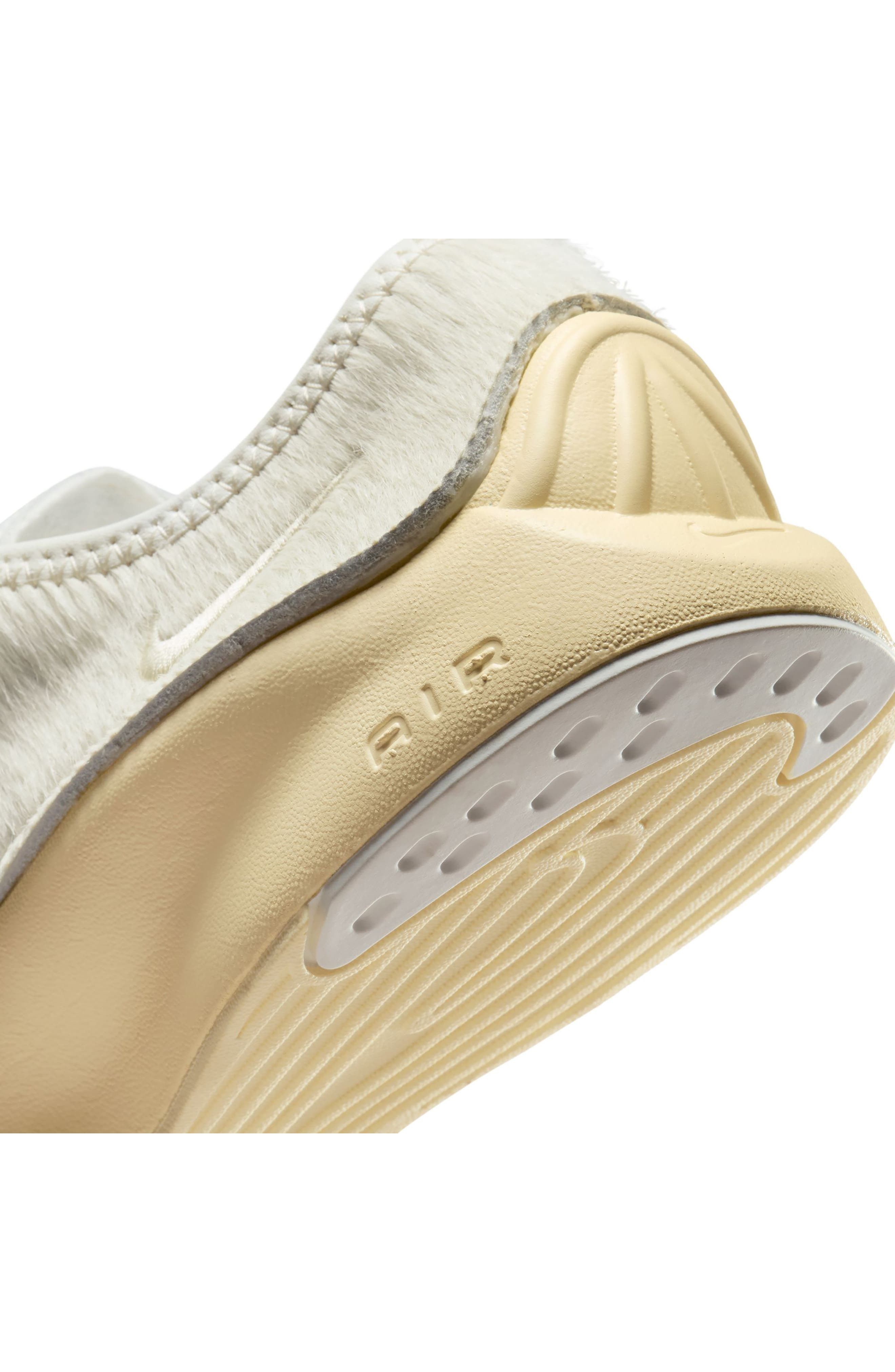 Nike Air Superfly Genuine Calf Hair Sneaker in Sail/Muslin/Soft Yellow at Nordstrom - 8