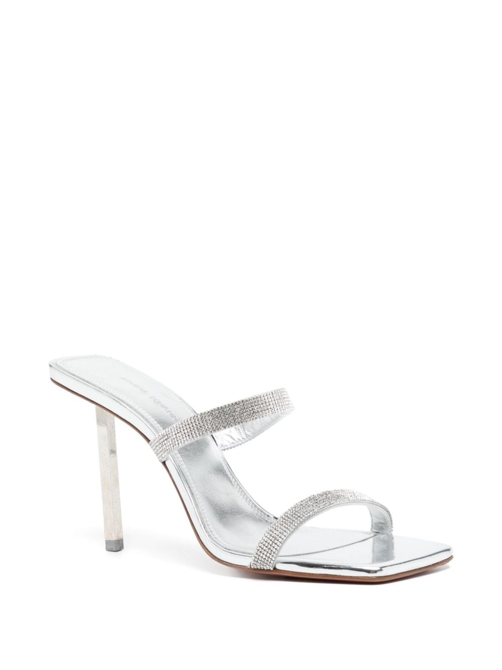Rih 100mm crystal-embellished mules - 2