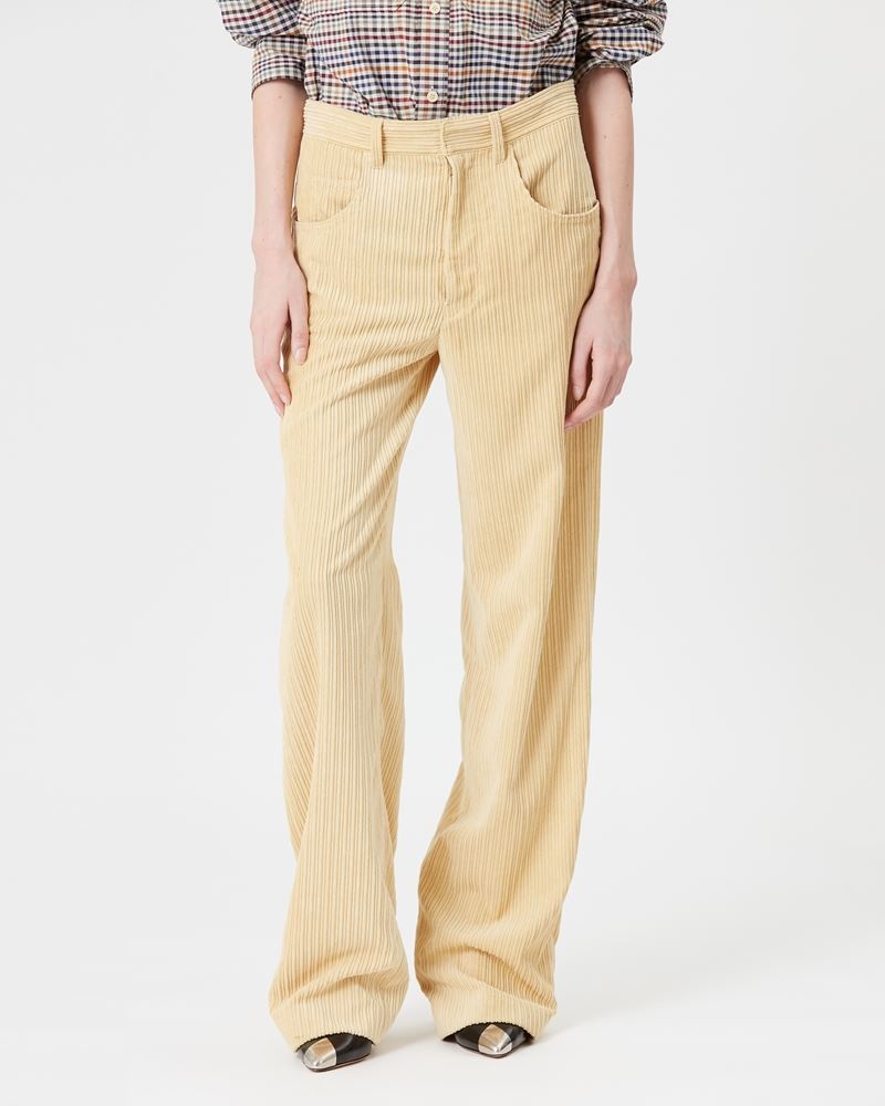 MILORSY CORDUROY VELVET FLARE PANTS - 4