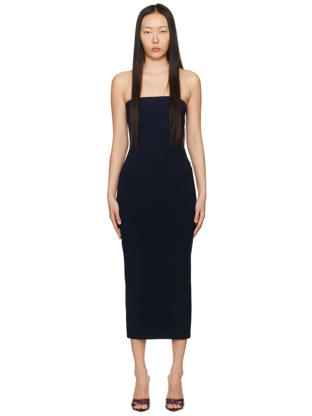 Navy Karina Midi Dress - 1