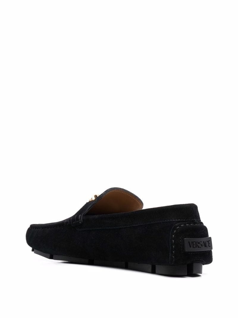 Medusa Head plaque loafers - 3