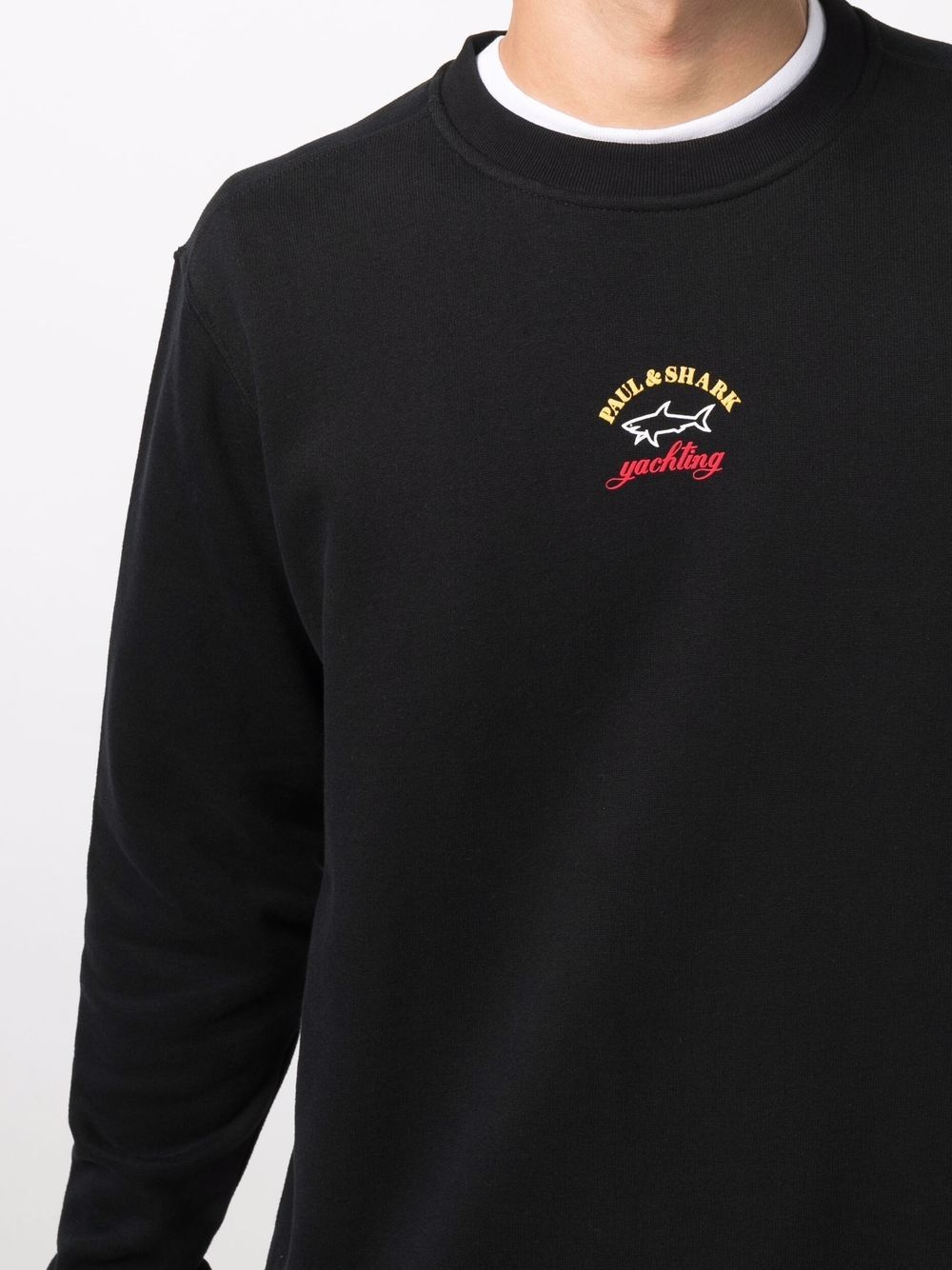 logo print sweatshirt - 5