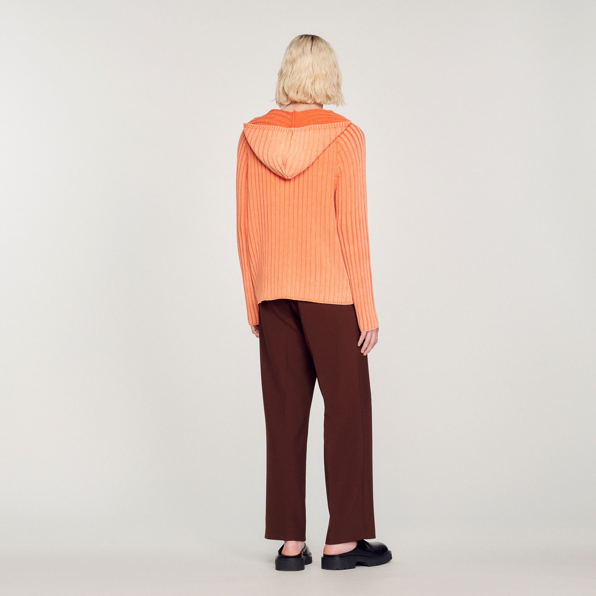 Faded knit hoodie - 6