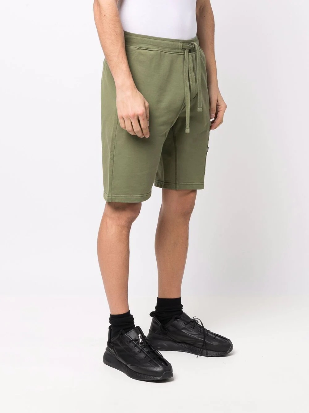 logo-patch track shorts - 3