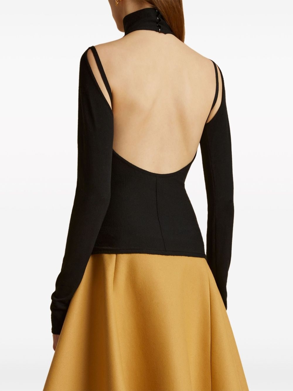 The Marlowe open-back blouse - 4