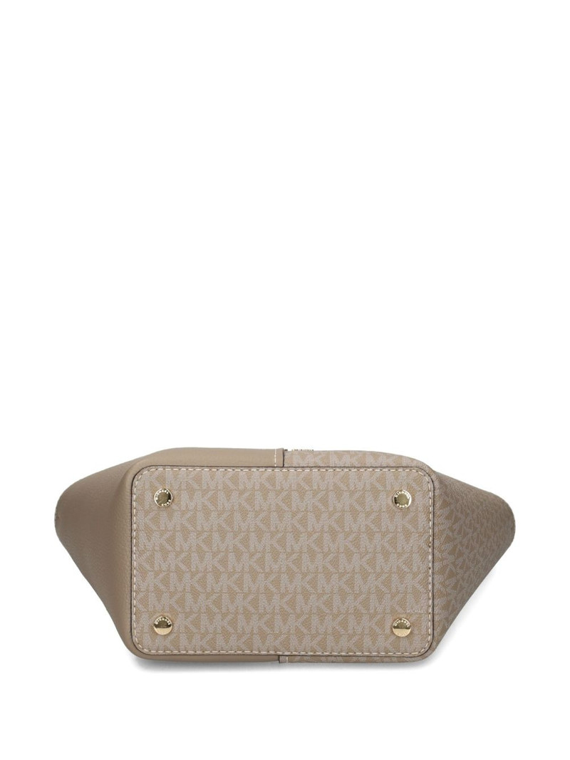 medium Flora two-tone tote bag 6