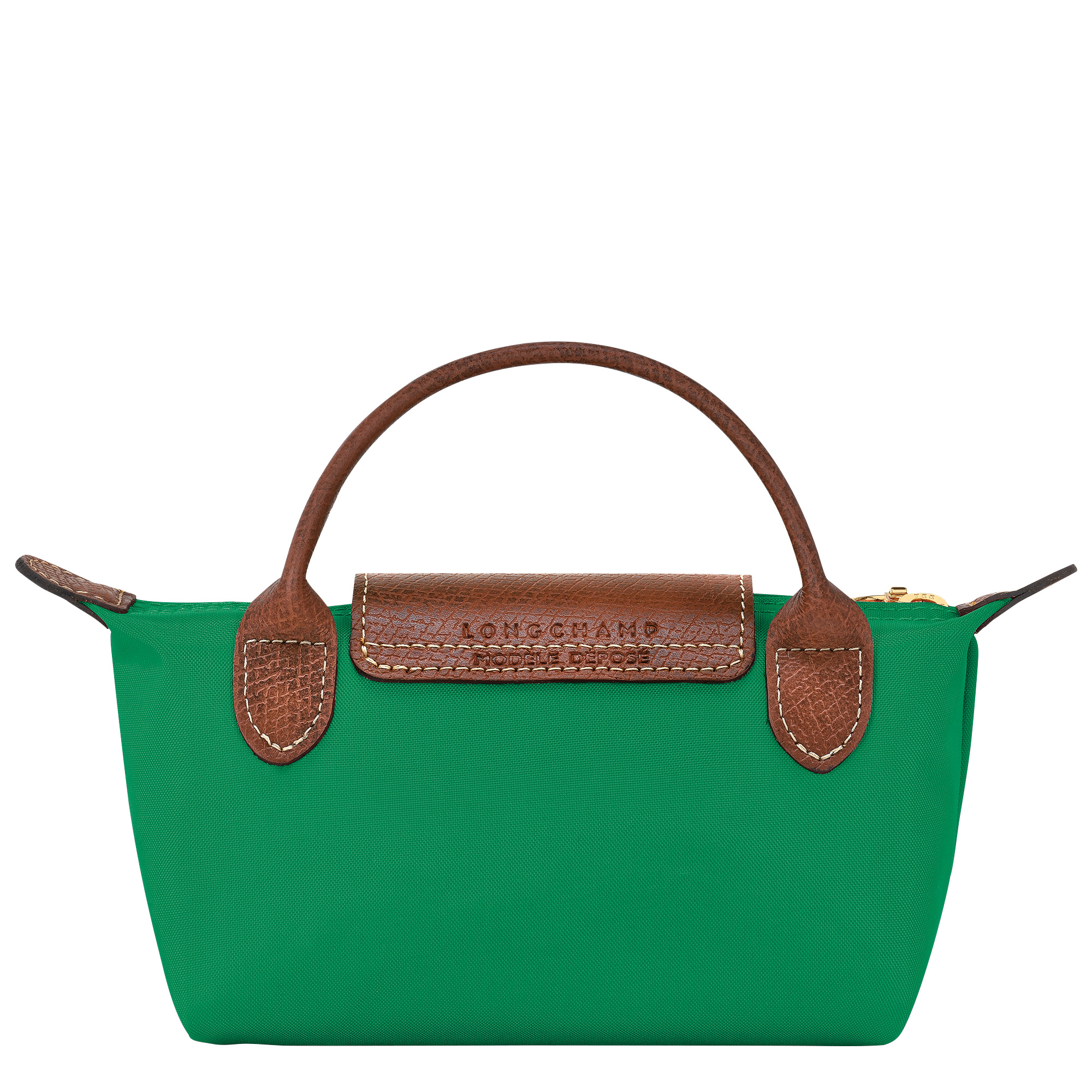 Le Pliage Original Pouch with handle Green - Recycled canvas - 4