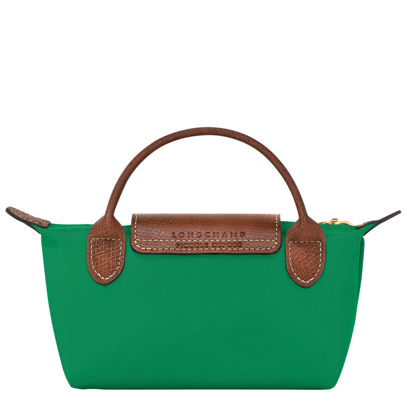 Le Pliage Original Pouch with handle Green - Recycled canvas 4