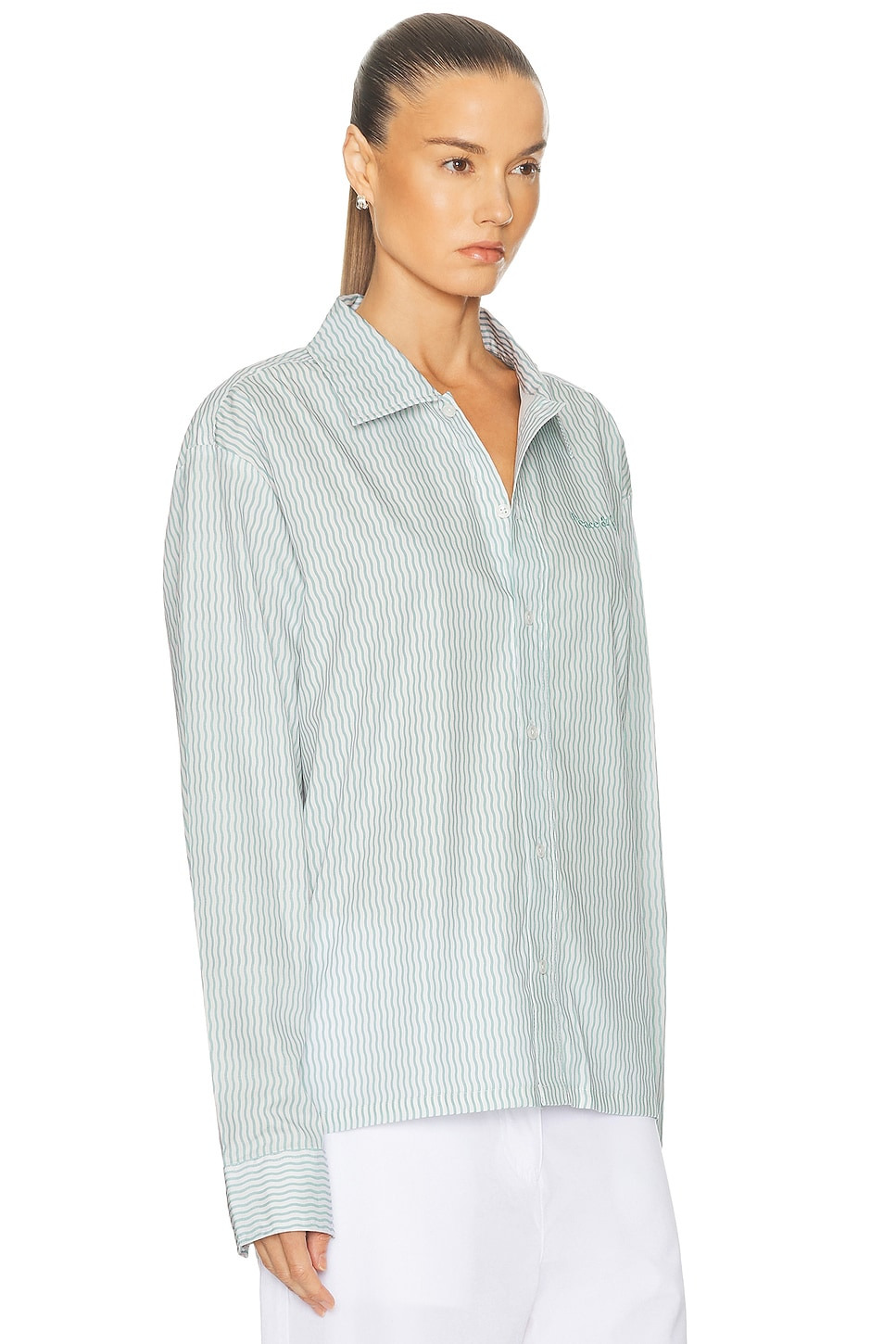 Wordmark Button Up Shirt - 2