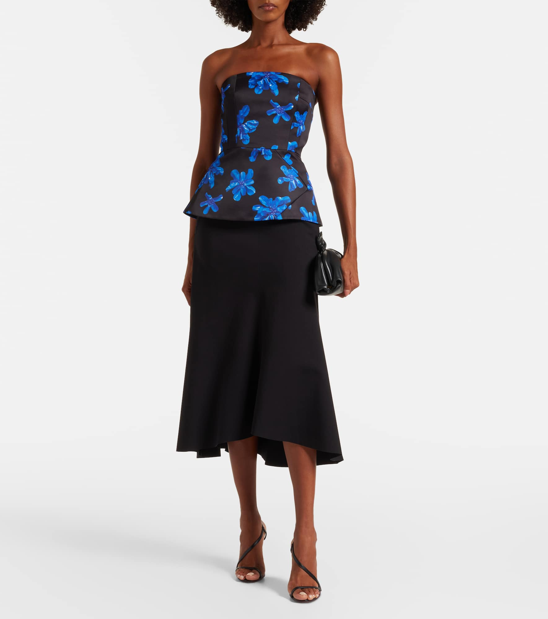 Regan floral genzianella tube top - 2