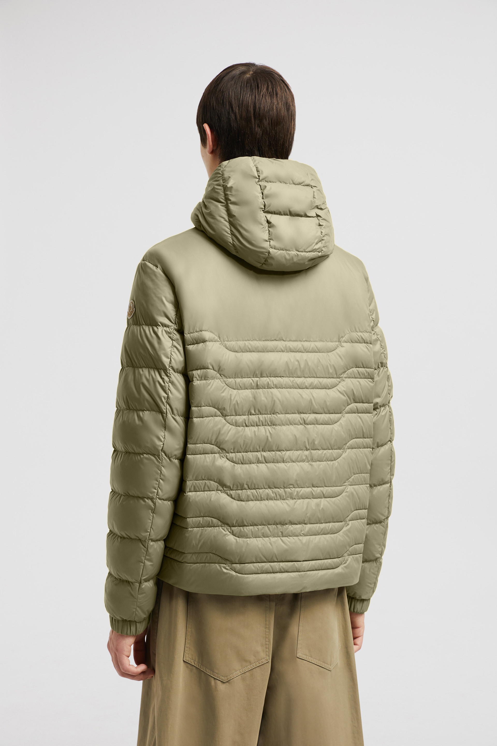 Aleso Hooded Geometric-Quilted Short Down Jacket - 5