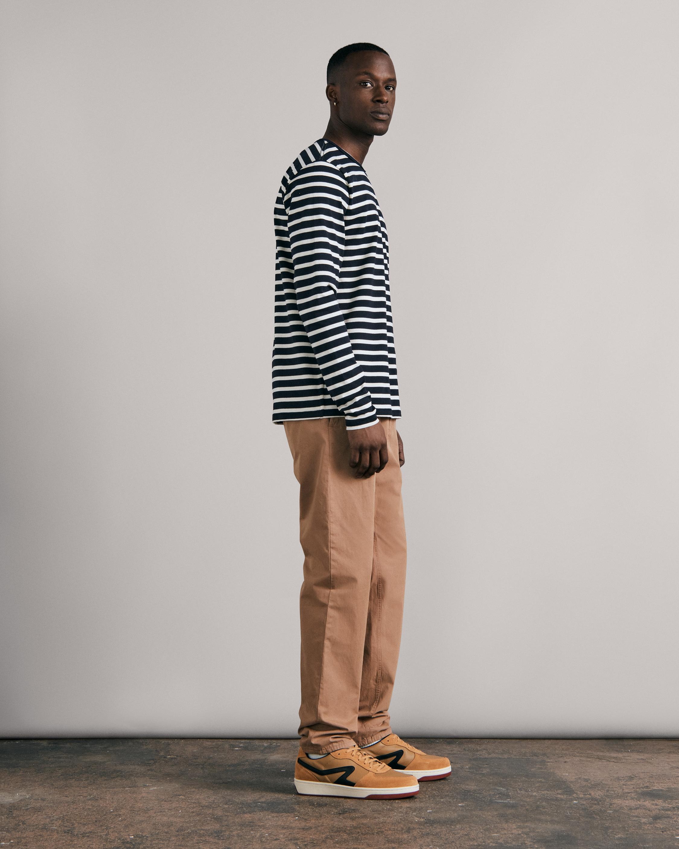 Breton Stripe Long Sleeve Tee
Cotton T-Shirt - 4