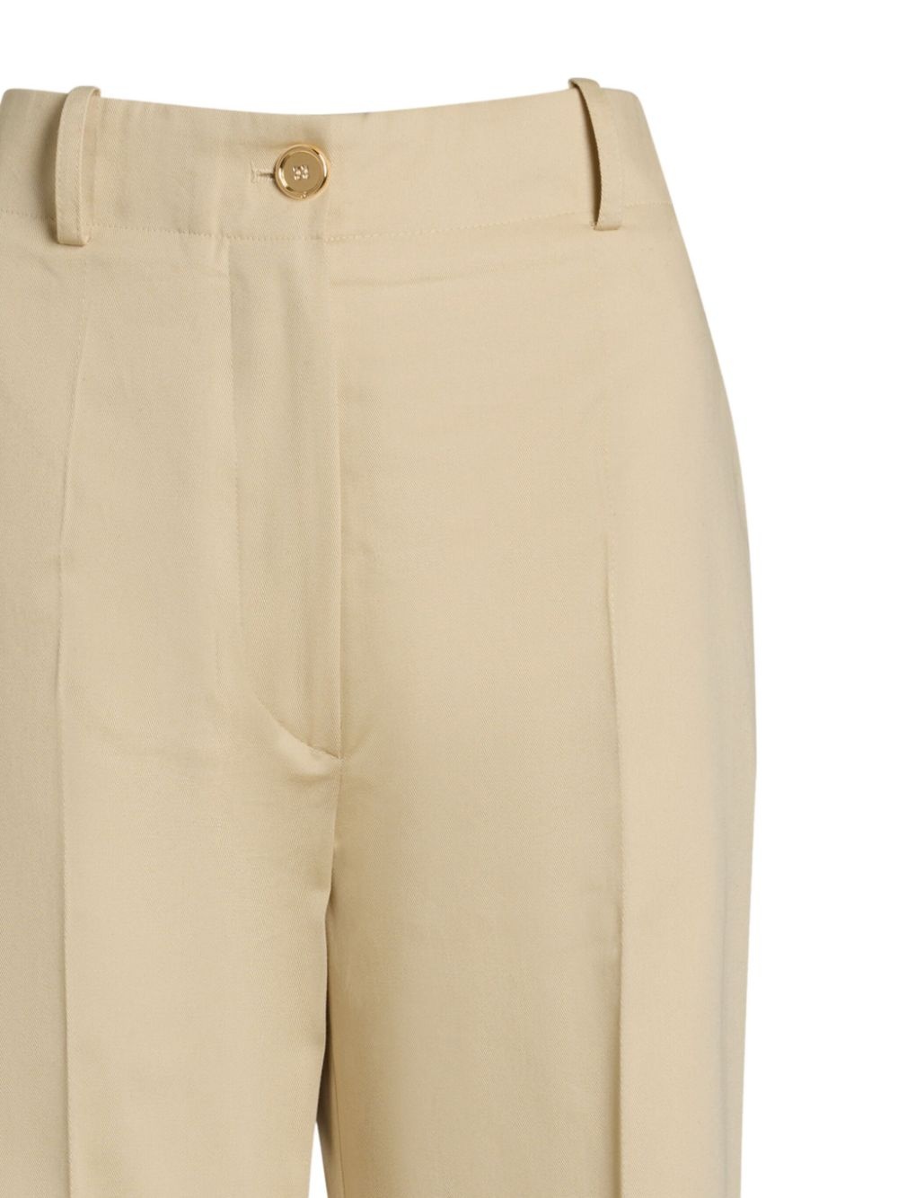 organic-cotton flared trousers - 2