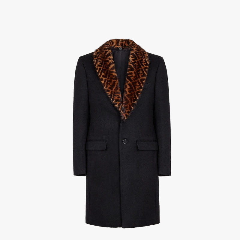 Black cashmere coat 1