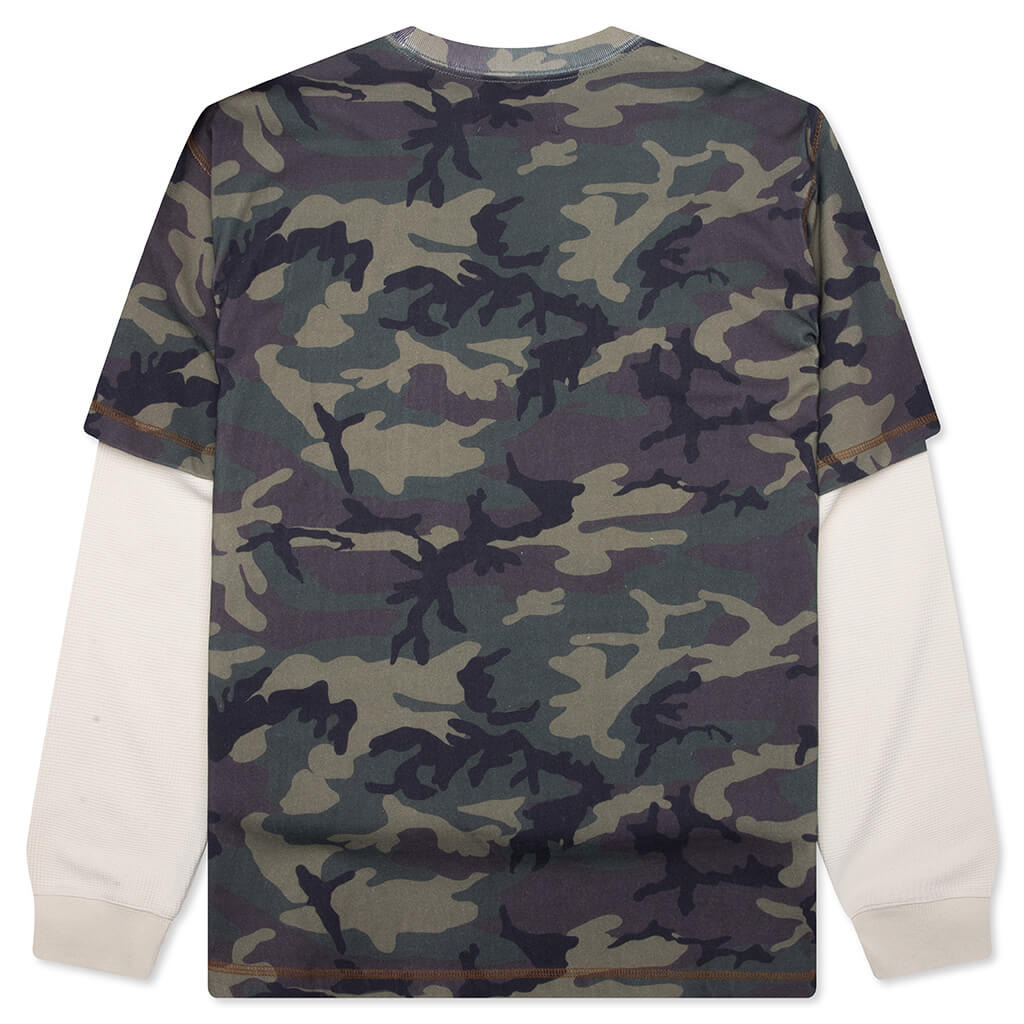 WAFFLE L/S SHIRT - CAMO - 2
