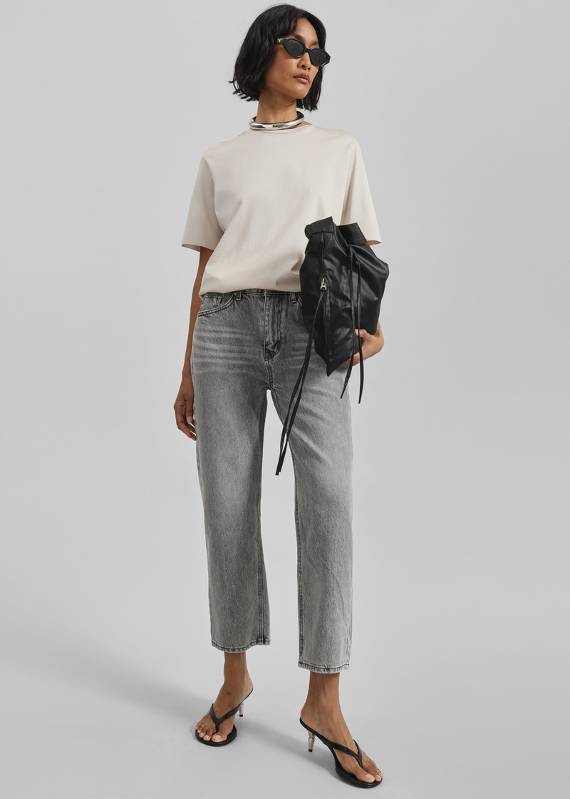 Cig Straight Jeans - Grey Wash 4