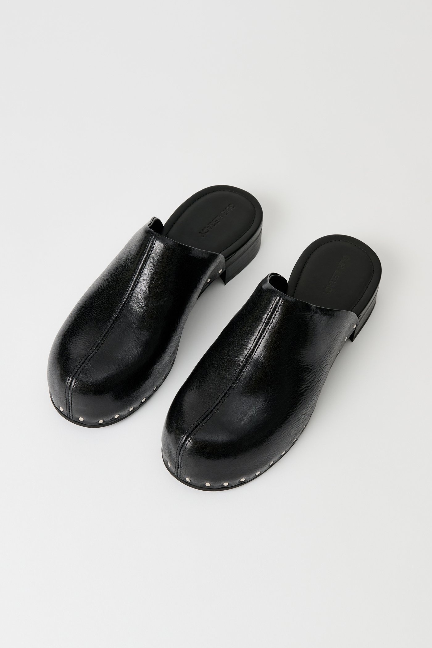Naoto Clog Black Supple Cow Hide - 6