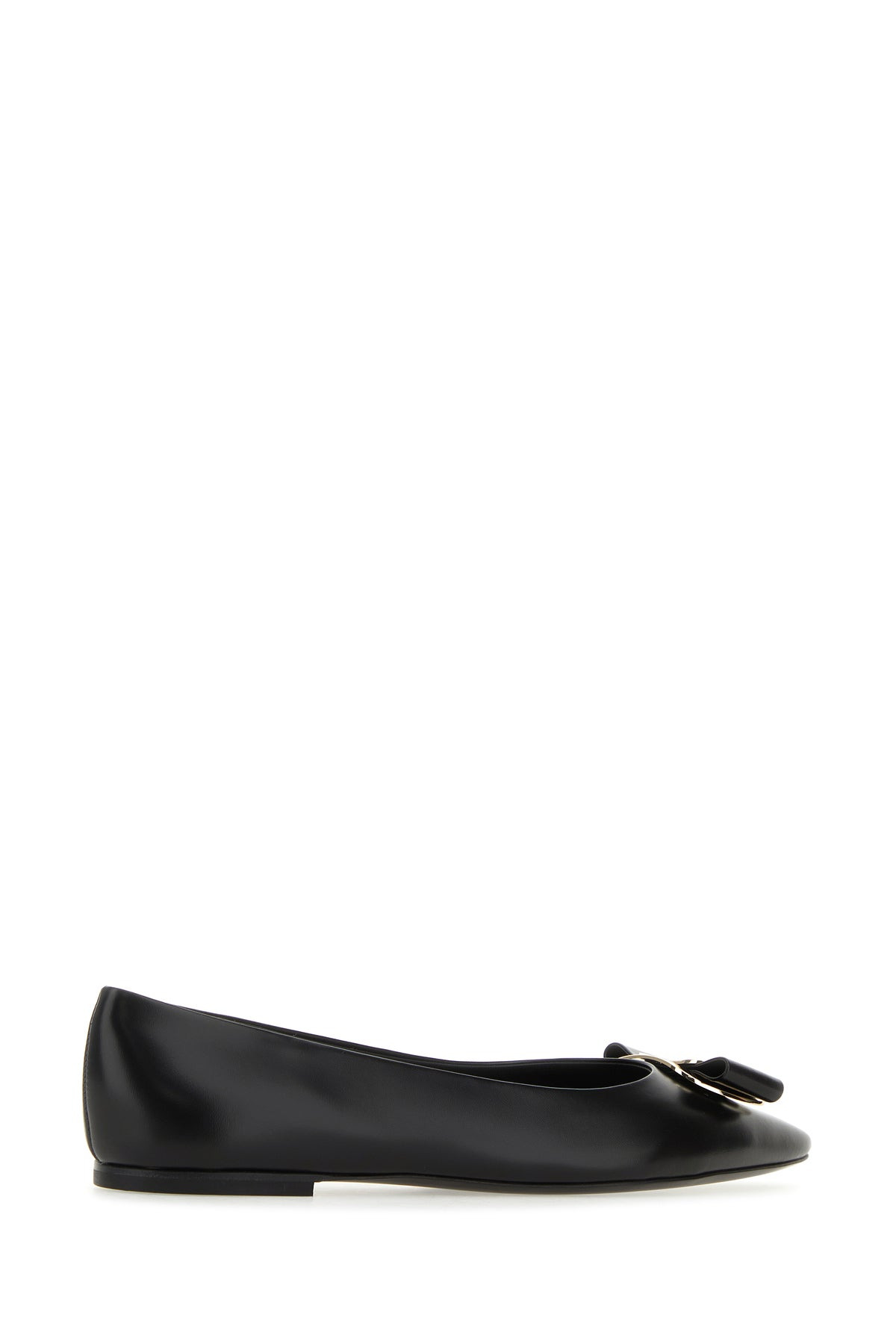 Black leather Zea ballerinas - 3