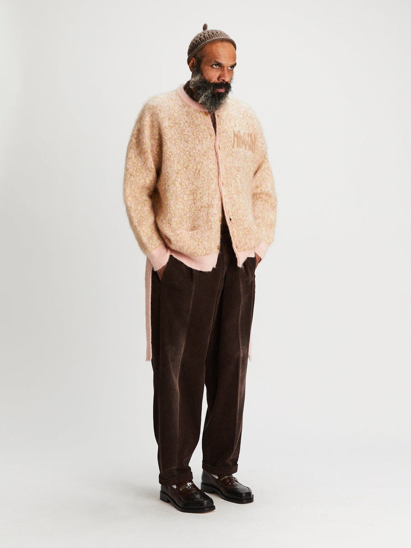 Stray Cardigan Pink Beige Pois 3