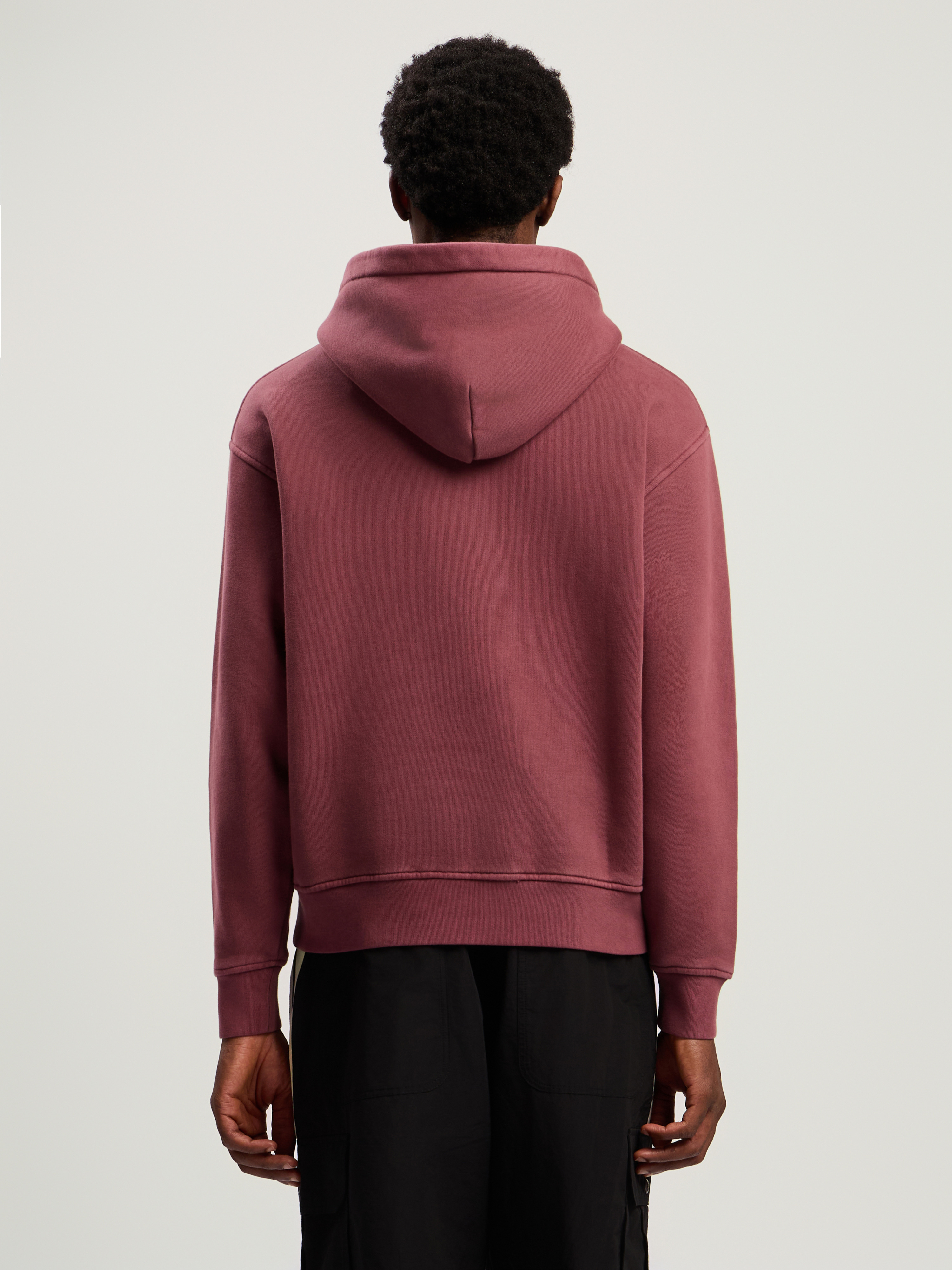 Neck Logo Regular Hoodie - 5