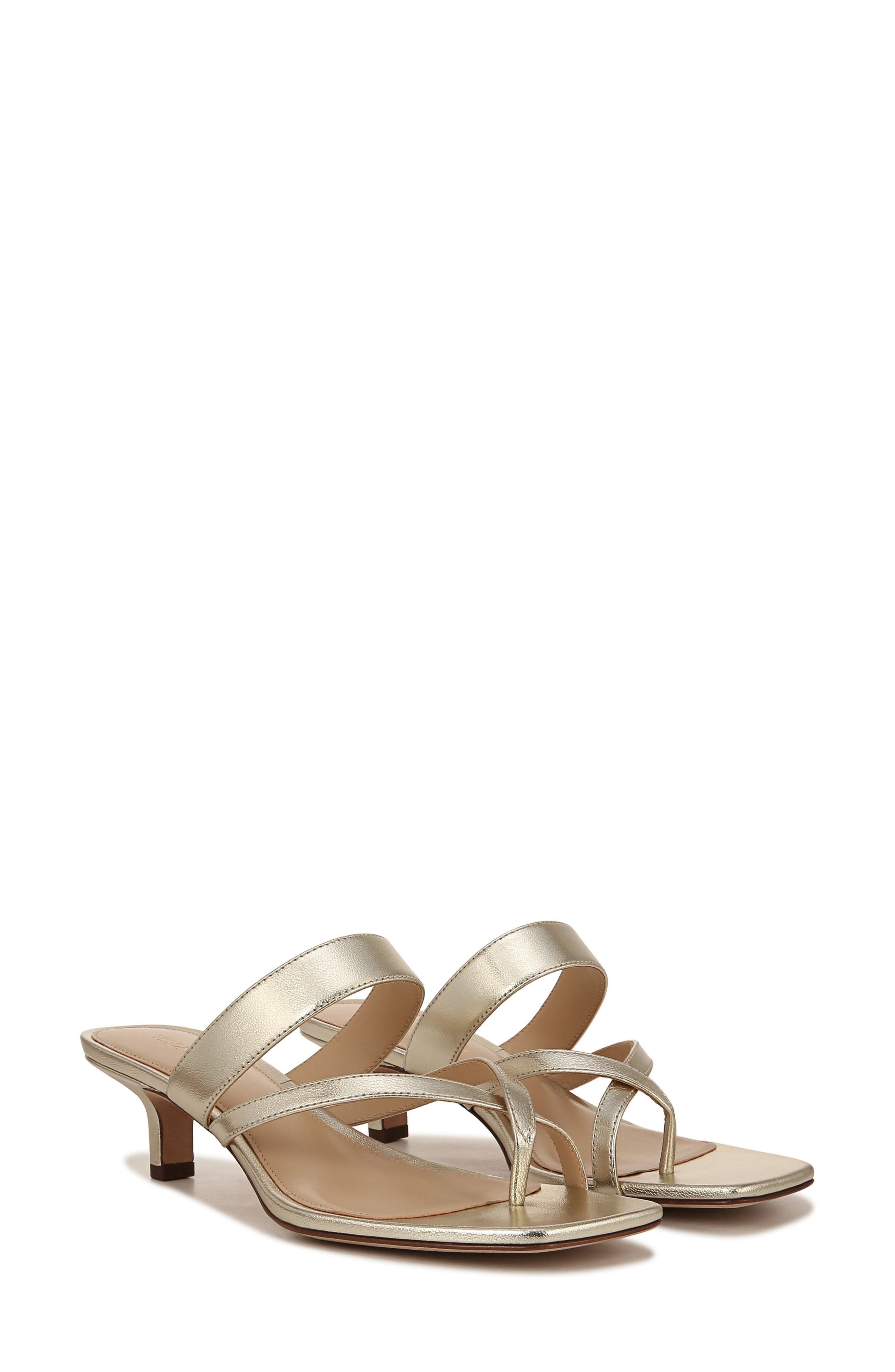 Alanis Kitten Heel Slide Sandal - 8