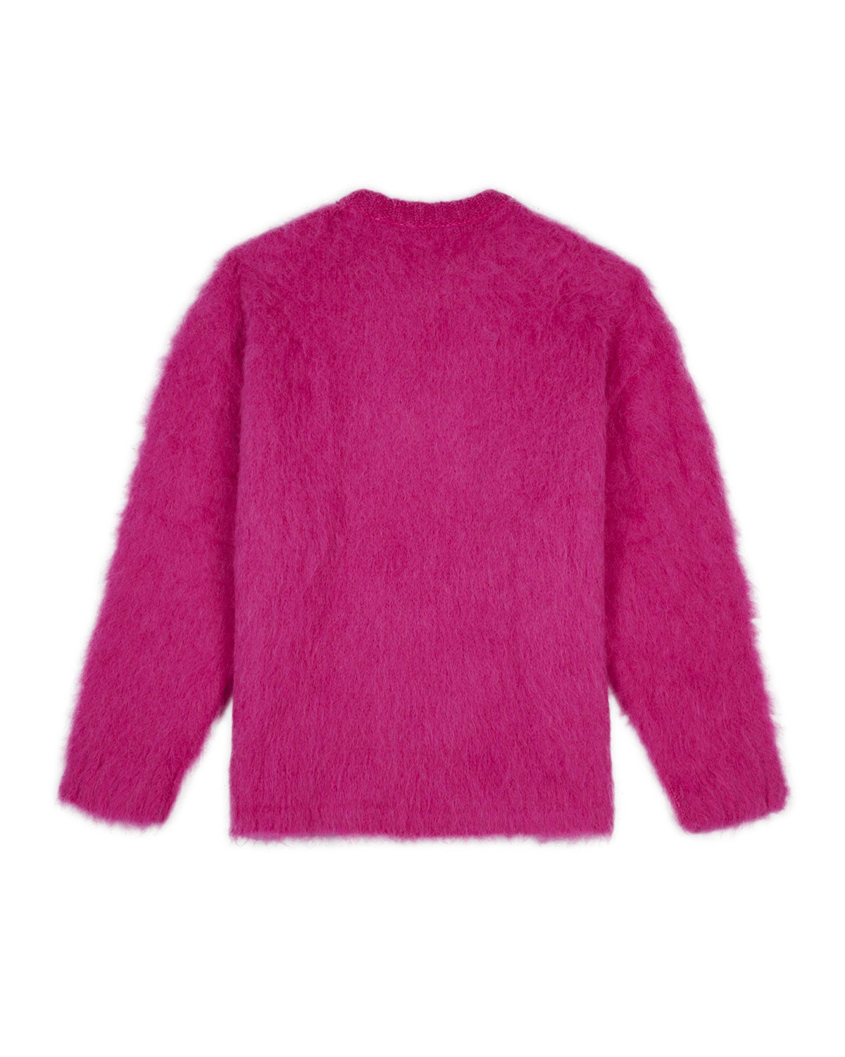 Boxy Knit Sweater - Fuchsia - 2