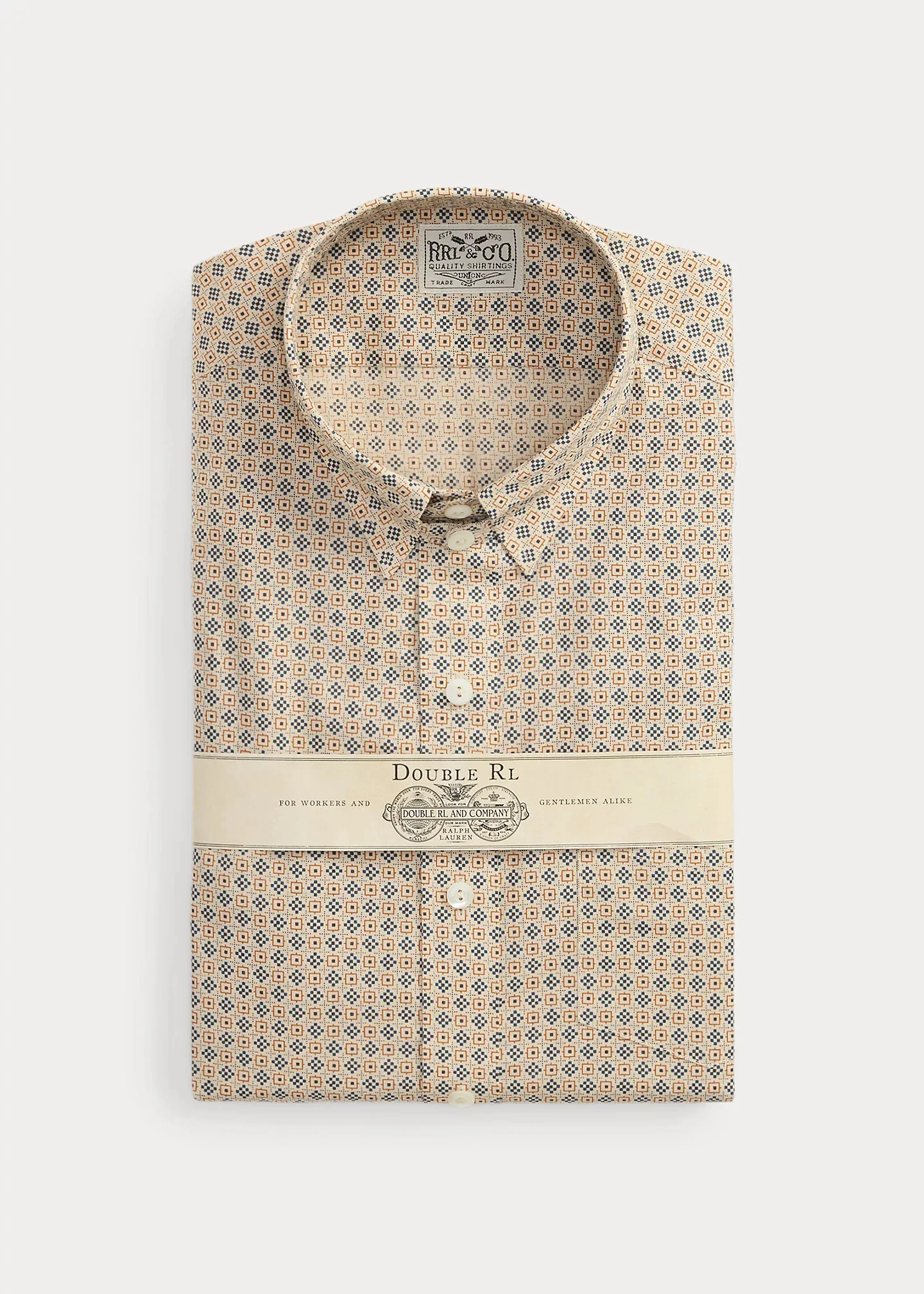Slim Fit Geometric-Print Shirt - 1