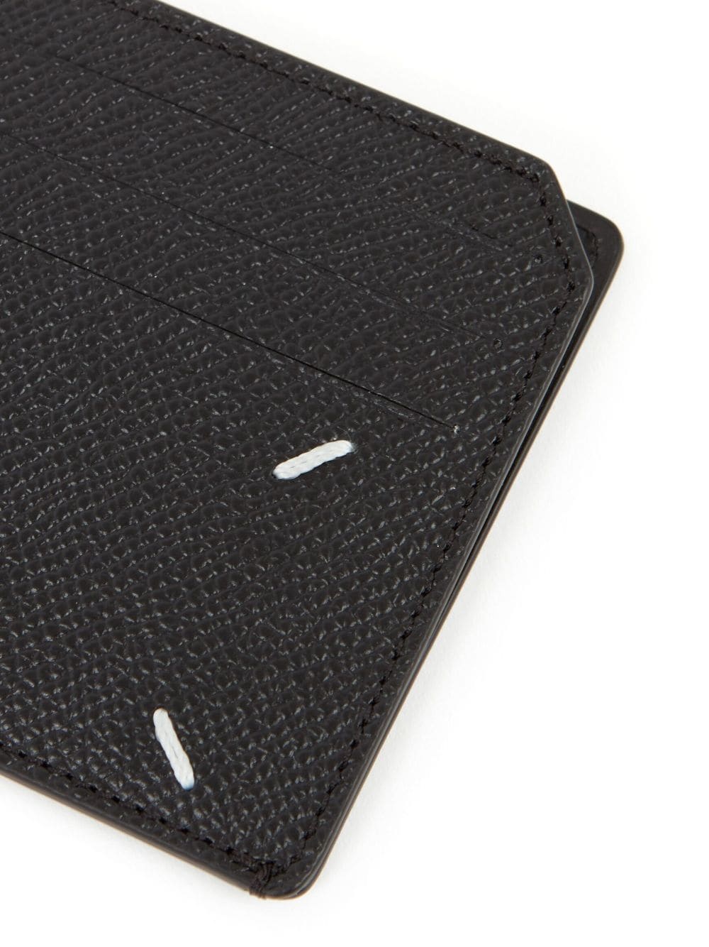 four-stitch leather cardholder - 4