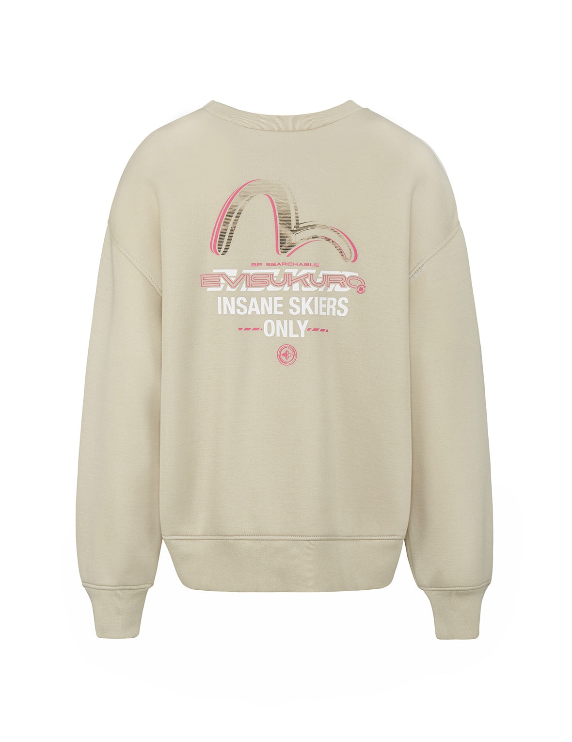 Seagull Print 2-Way Oversized Sweatshirt - 2