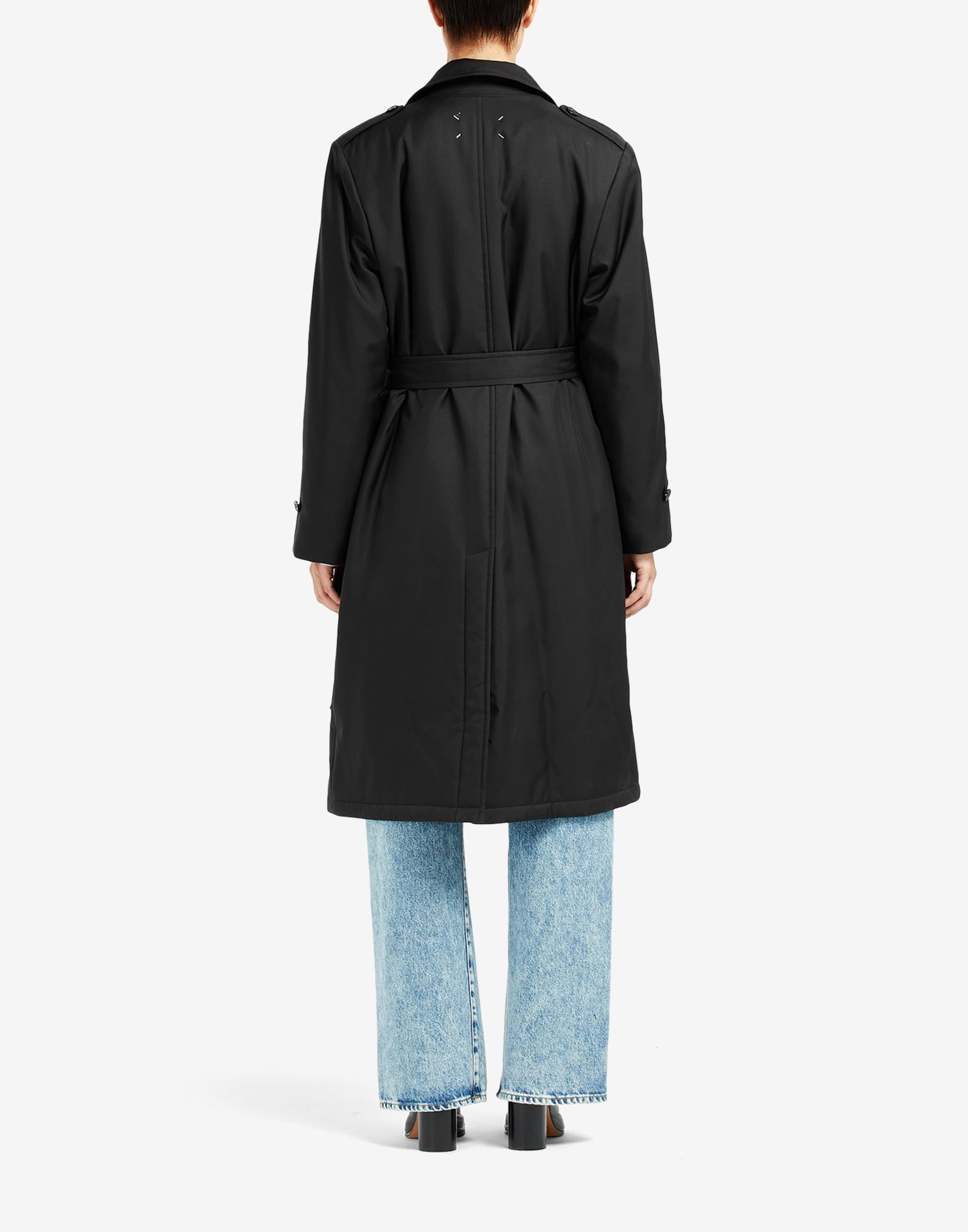 Trench Coat with Side Pocket - 4