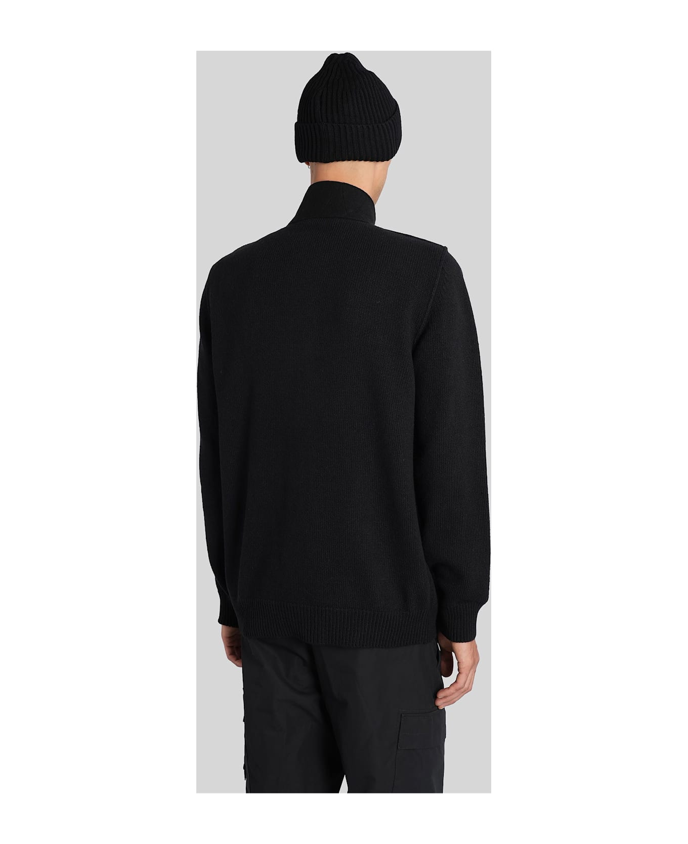 Knitwear In Black Wool - 3