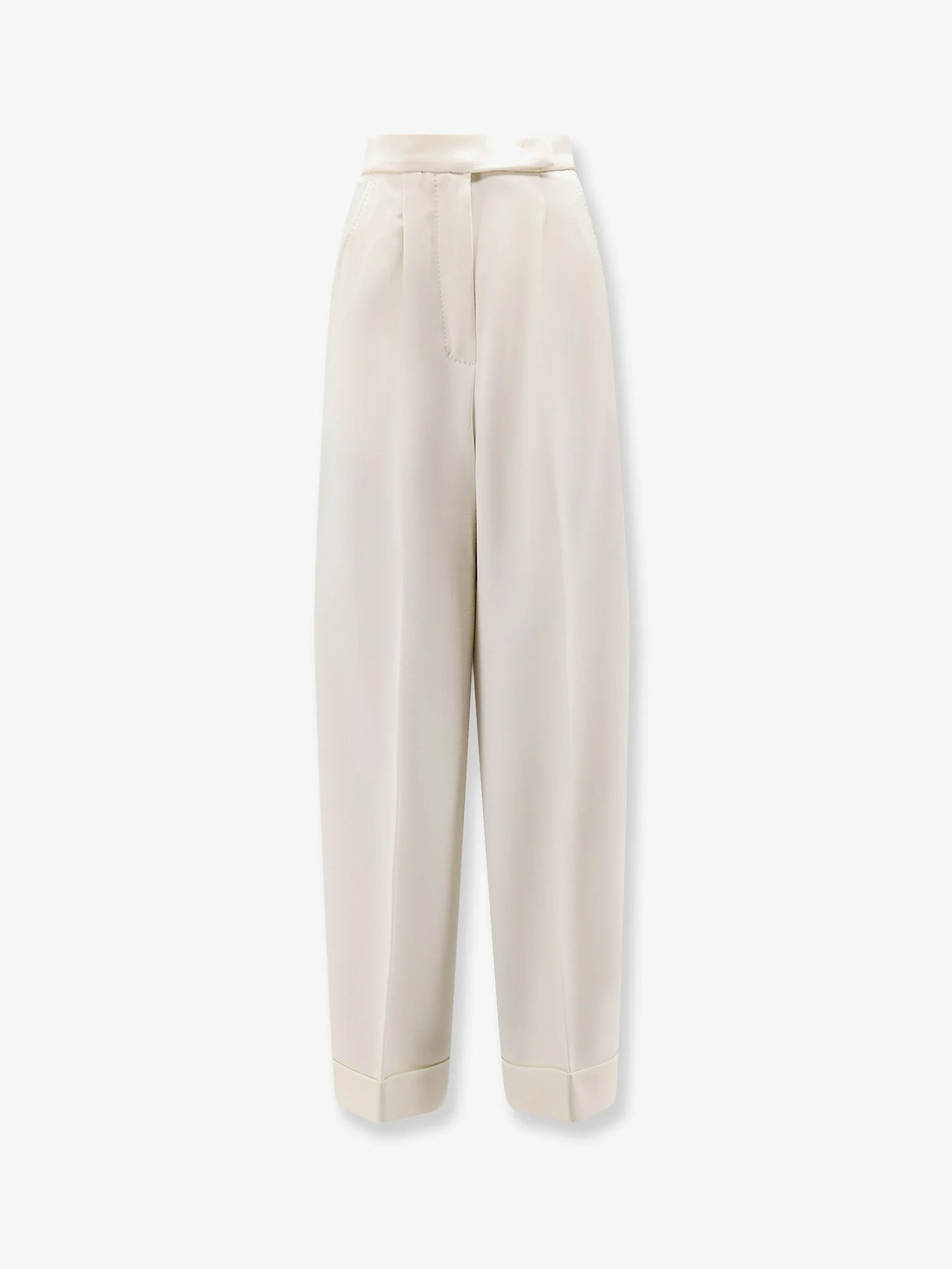 Max Mara Mxmrugiada Virgin Wool Trousers - 1