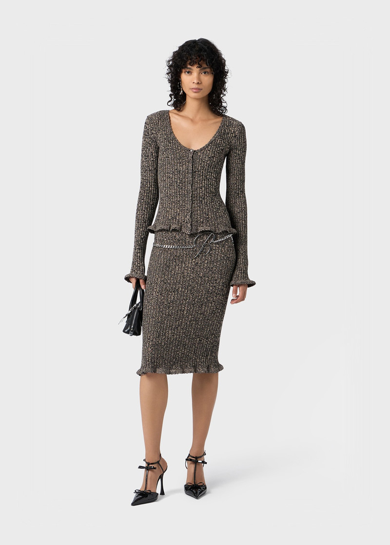 Blumarine STRETCH VISCOSE KNIT SKIRT outlook