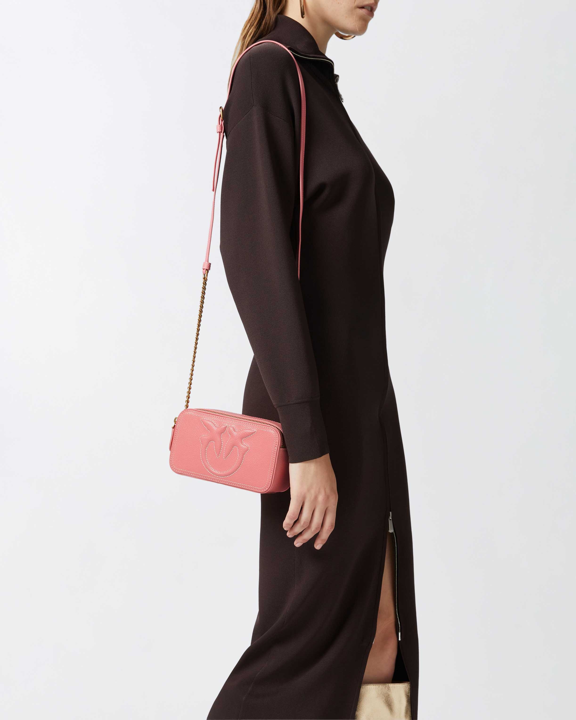 SMALL CROSSBODY BAG WITH RAISED LOVE BIRDS LOGO - 6