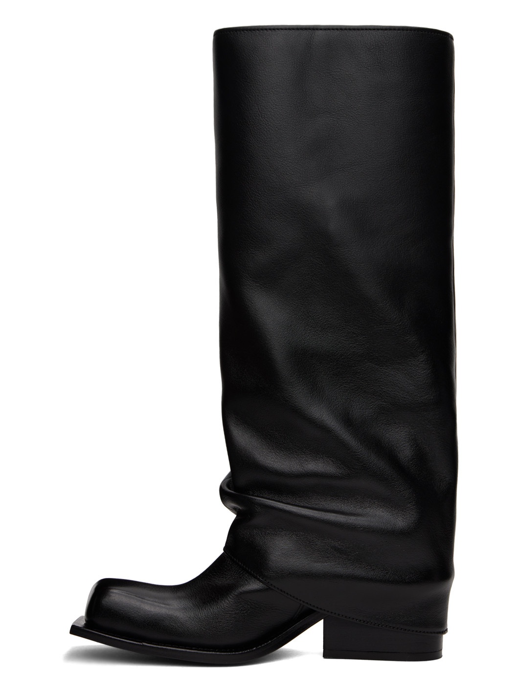 Black Havva Chunky Heel Trouser Boots - 3