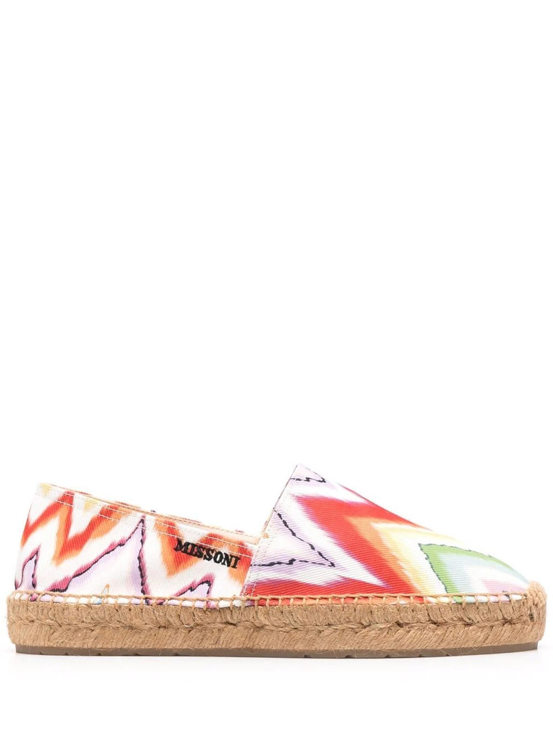 스트립 인쇄 슬립 온 espadrilles 1