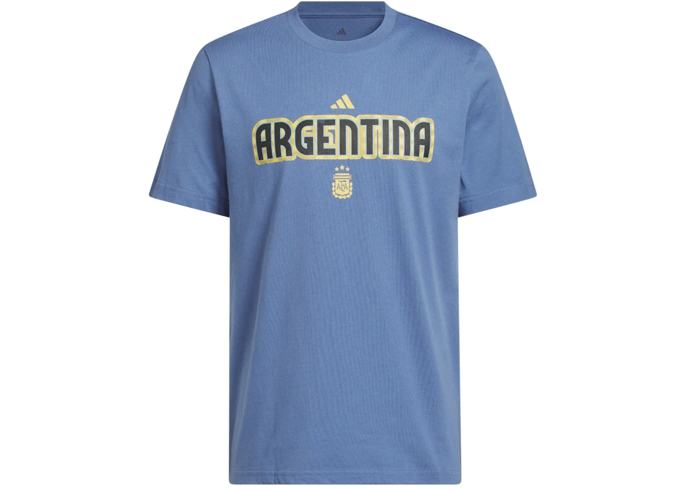 adidas World Cup 2026 Argentina Home Graphic Tee Crew Blue - 1