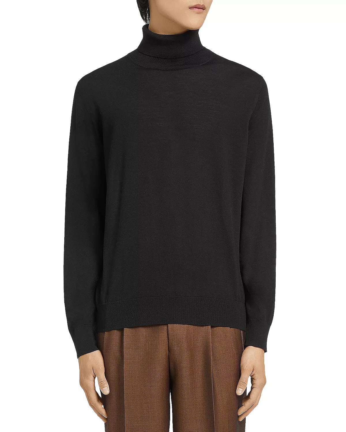 Vicuna Cashseta Light Turtleneck Sweater - 1