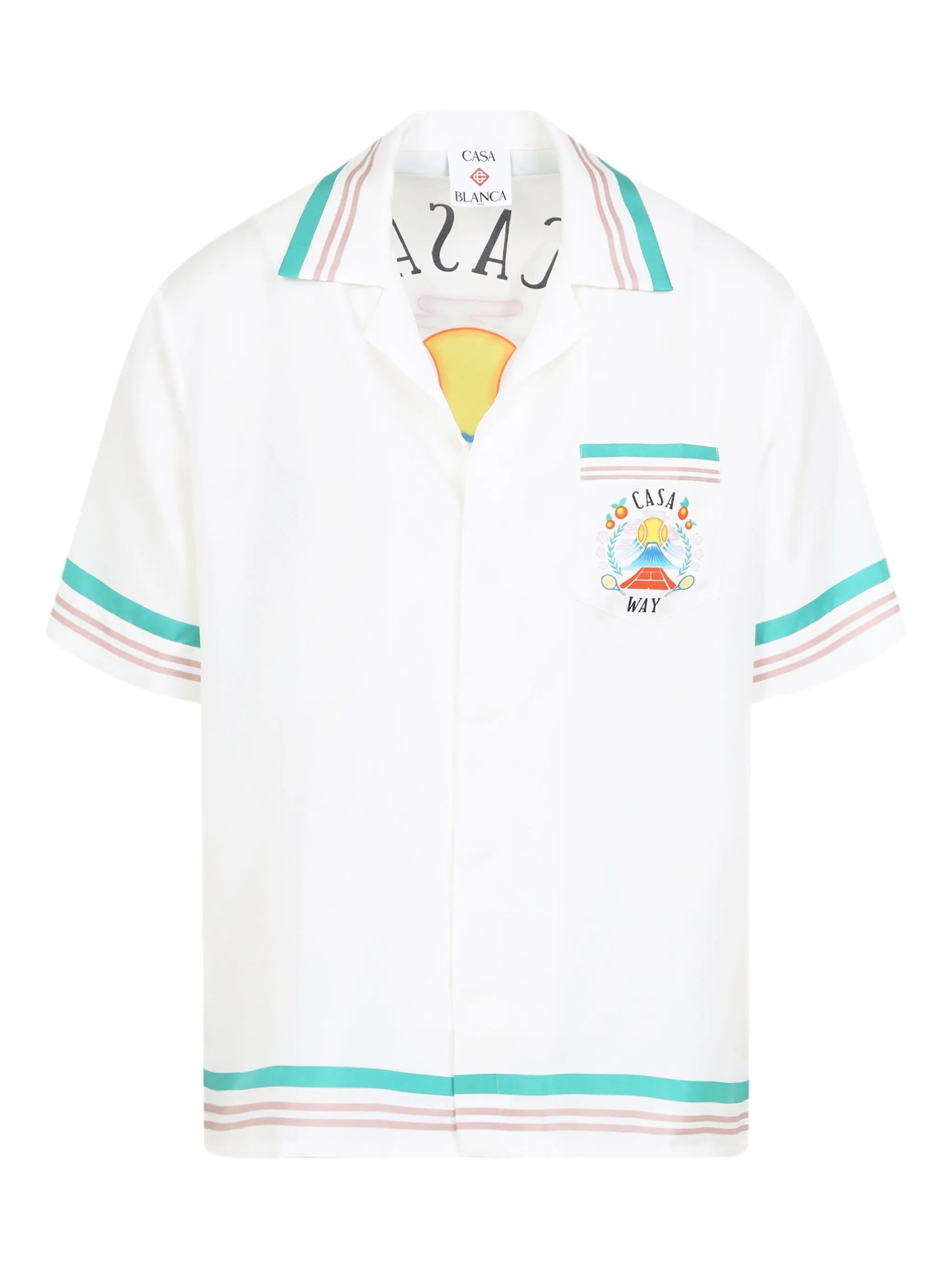 Casa Way printed silk shirt - 5